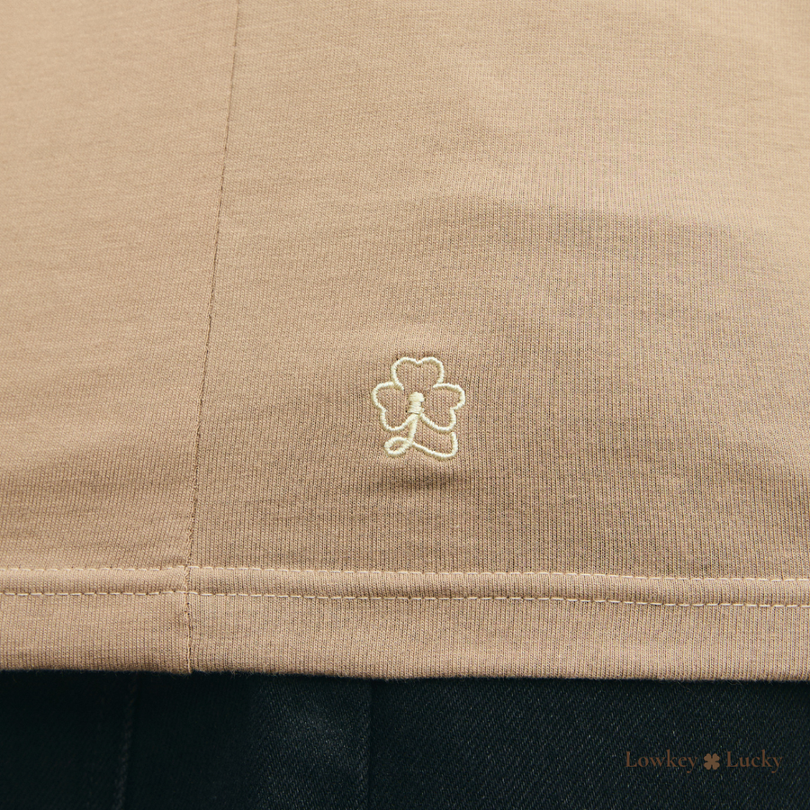 Lowkey Lucky Limited Unisex Oversized T-shirt Brownie