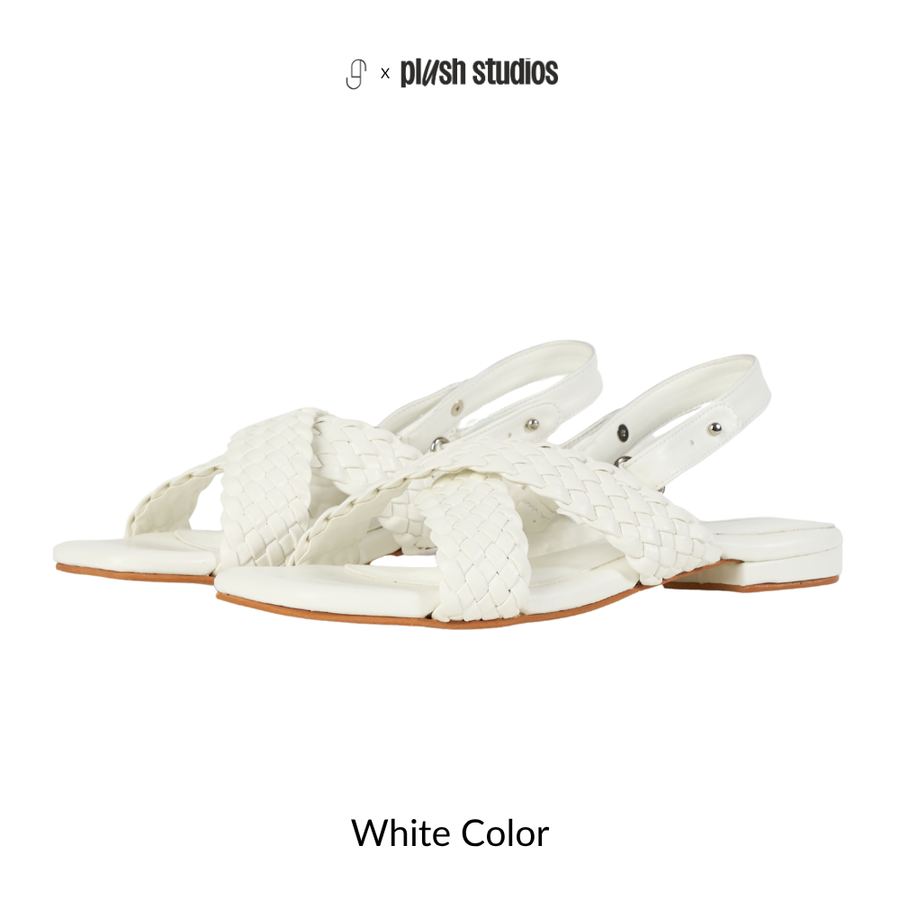 Plush Studios x Sugar Monday :  Lira Interlace Sandals