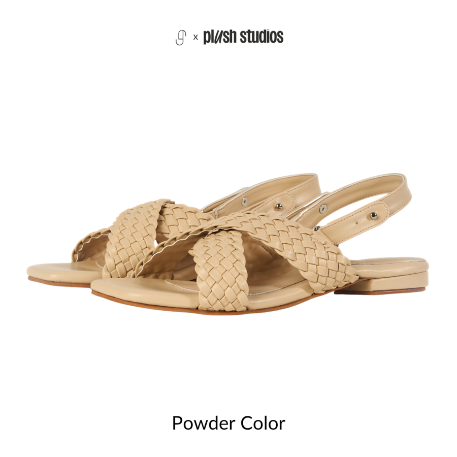 Plush Studios x Sugar Monday :  Lira Interlace Sandals