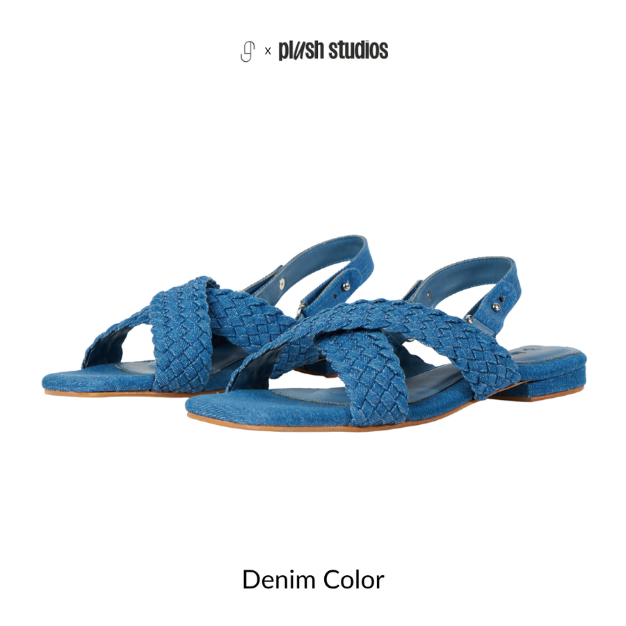 Plush Studios x Sugar Monday :  Lira Interlace Sandals