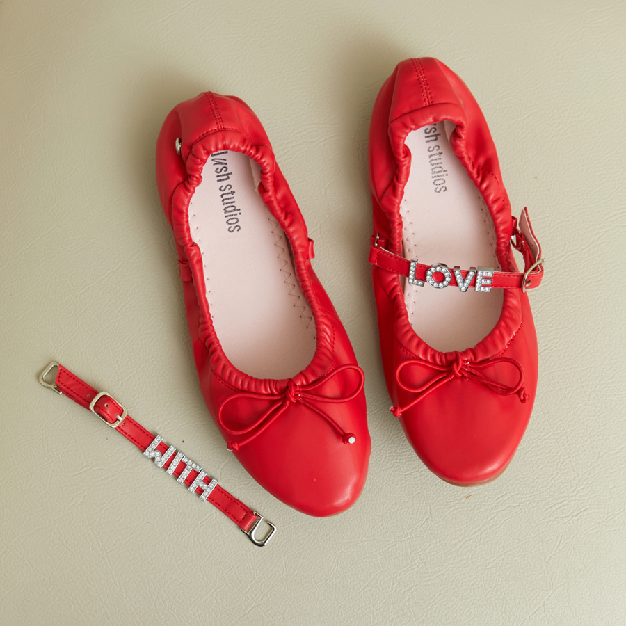 New Arrivals - Stella Ballet Flat Red