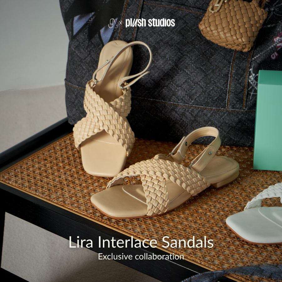 Plush Studios x Sugar Monday :  Lira Interlace Sandals