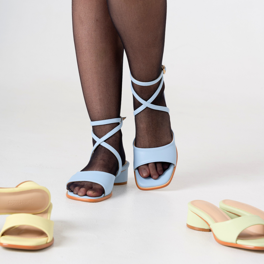 Chloe Sandals Pale Blue (Pastel Limited Drop)