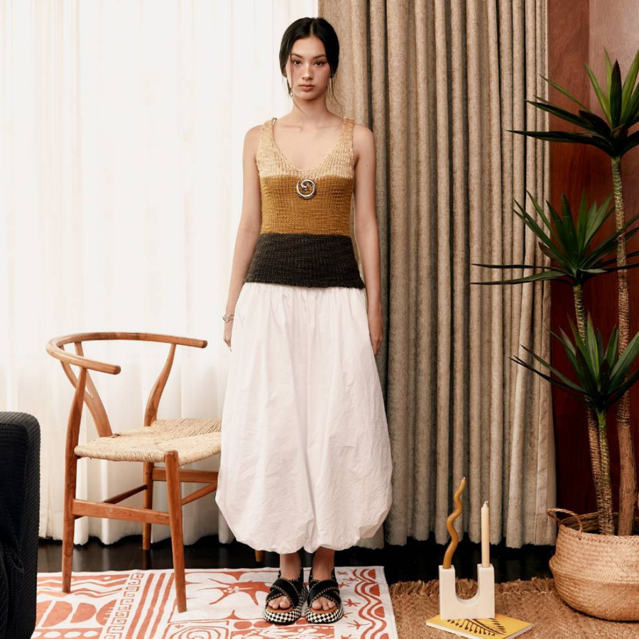 Rae Flatform Sandals Black&White (B&W)