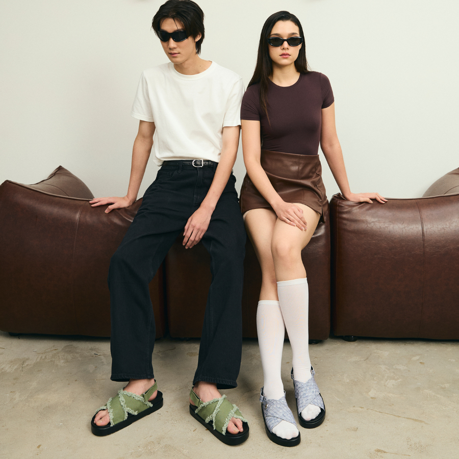 Plush Studios x Urban Trooper : Aiden Sandals Olive