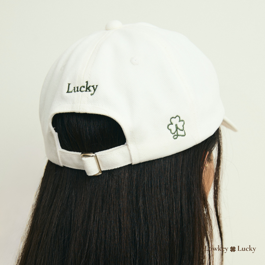 Lowkey Lucky Limited Manifest Cap White