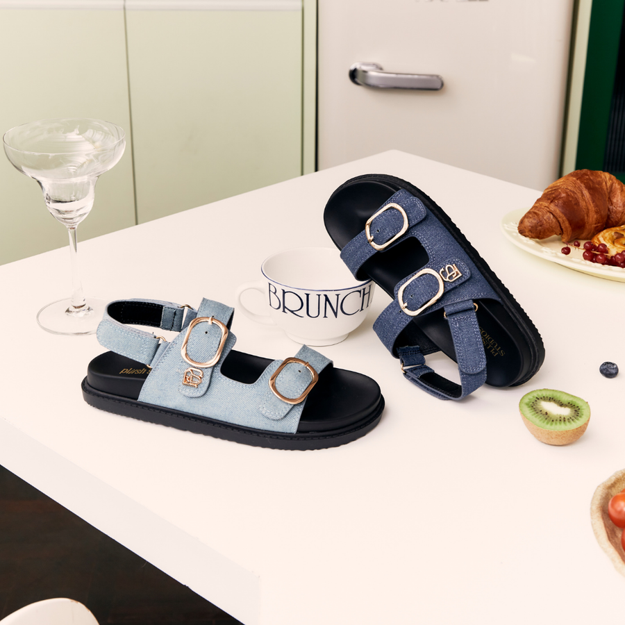 Gia Unisex Sandals Denim