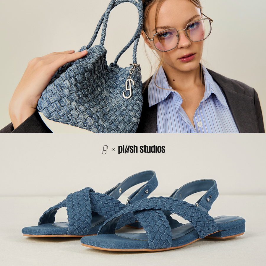 Plush Studios x Sugar Monday :  Lira Interlace Sandals