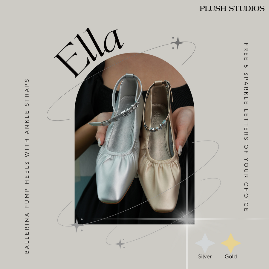 Ella Pump Shoes ballerina pump 1.5” Gold
