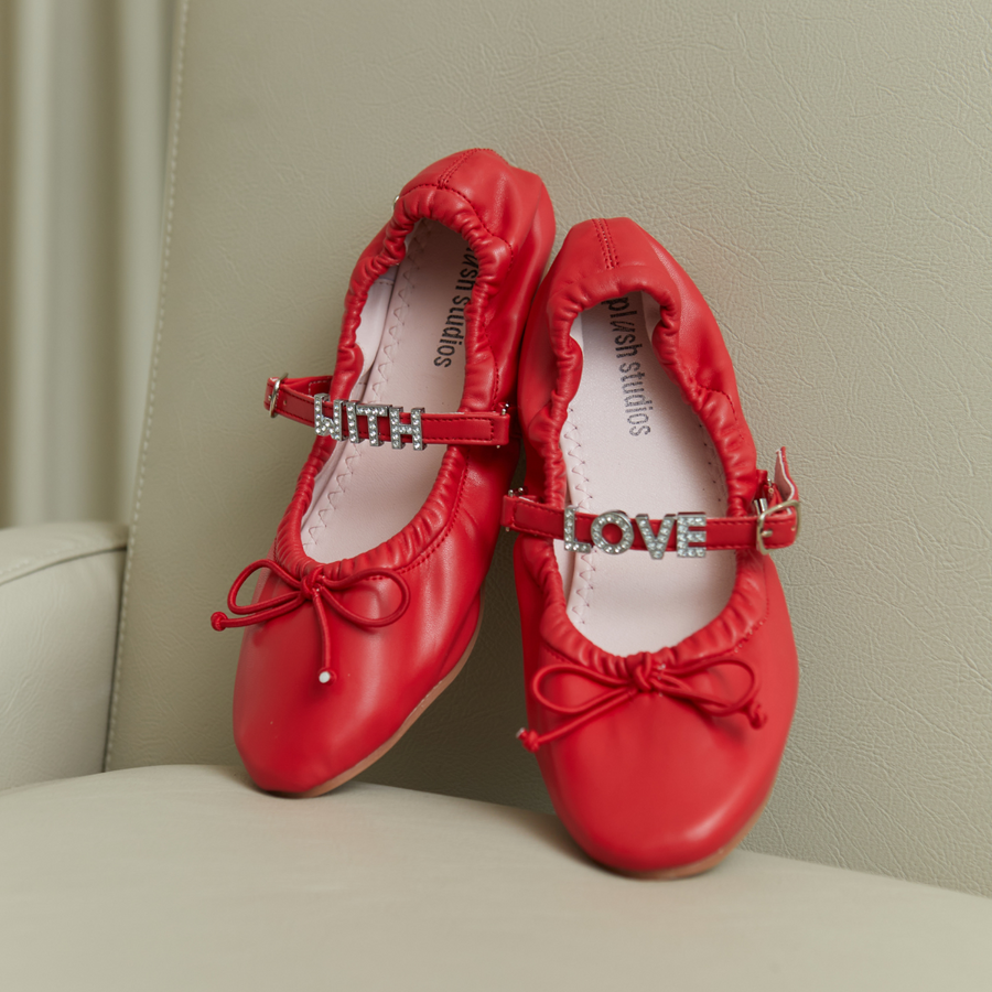 New Arrivals - Stella Ballet Flat Red