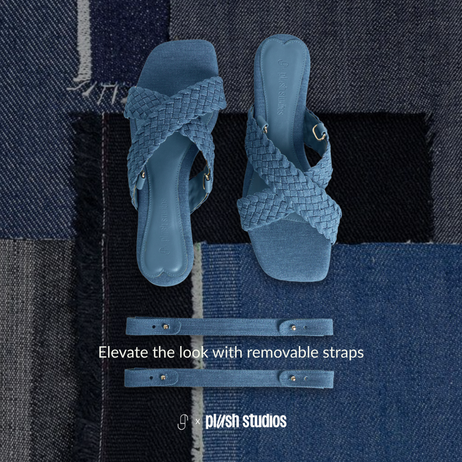 Plush Studios x Sugar Monday :  Lira Interlace Sandals