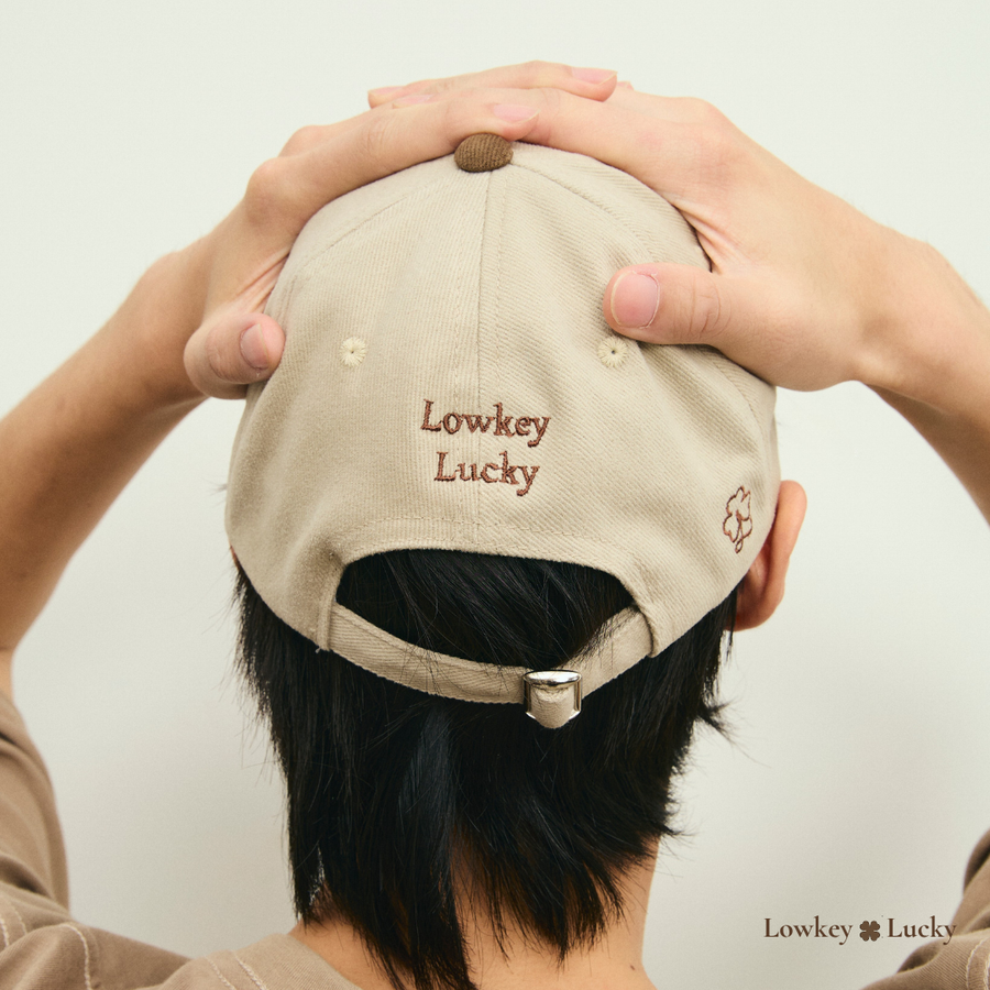 Lowkey Lucky Limited Manifest Cap Beige