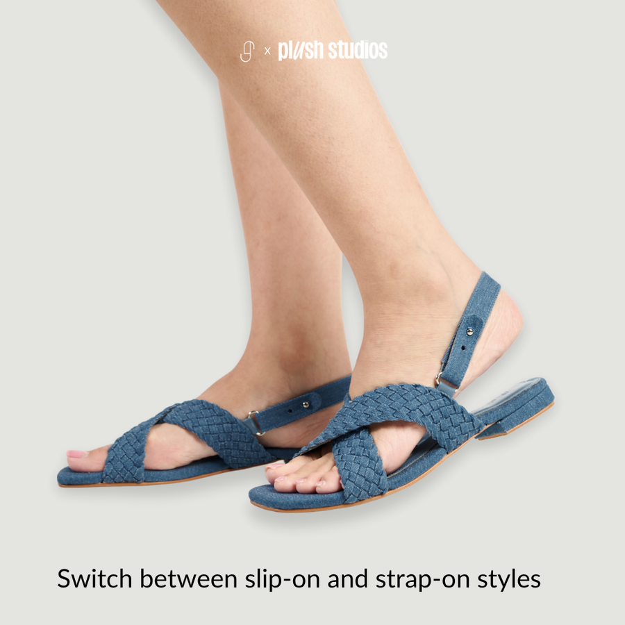 Plush Studios x Sugar Monday :  Lira Interlace Sandals