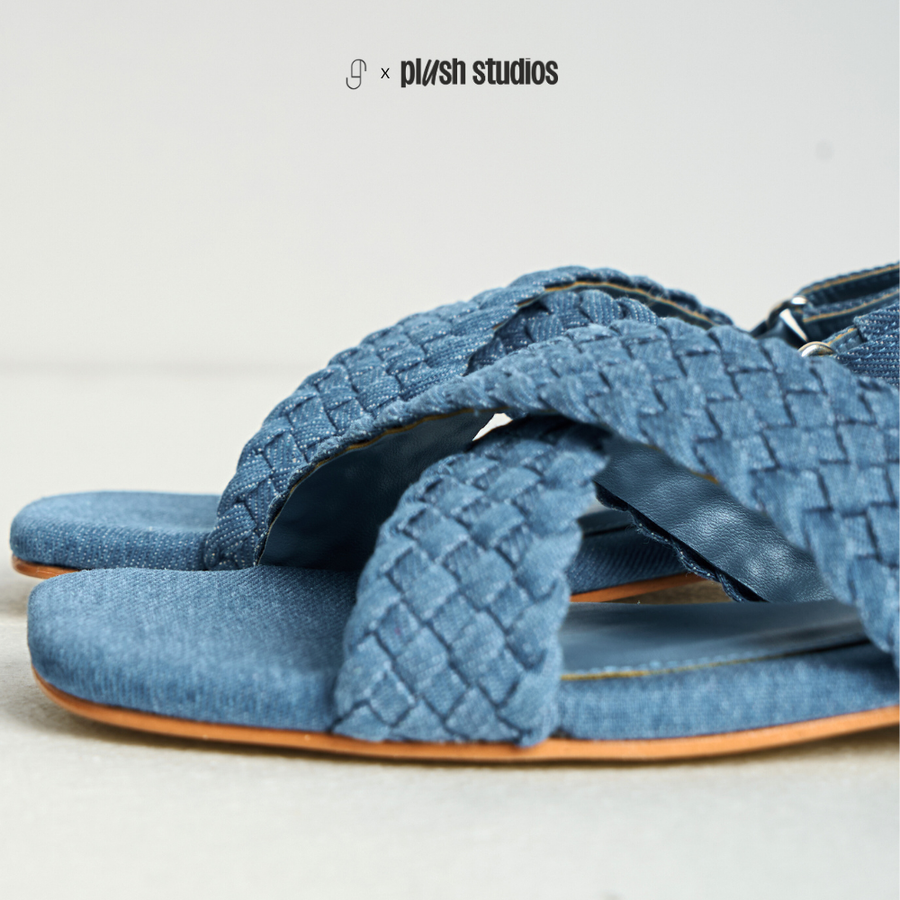 Plush Studios x Sugar Monday :  Lira Interlace Sandals