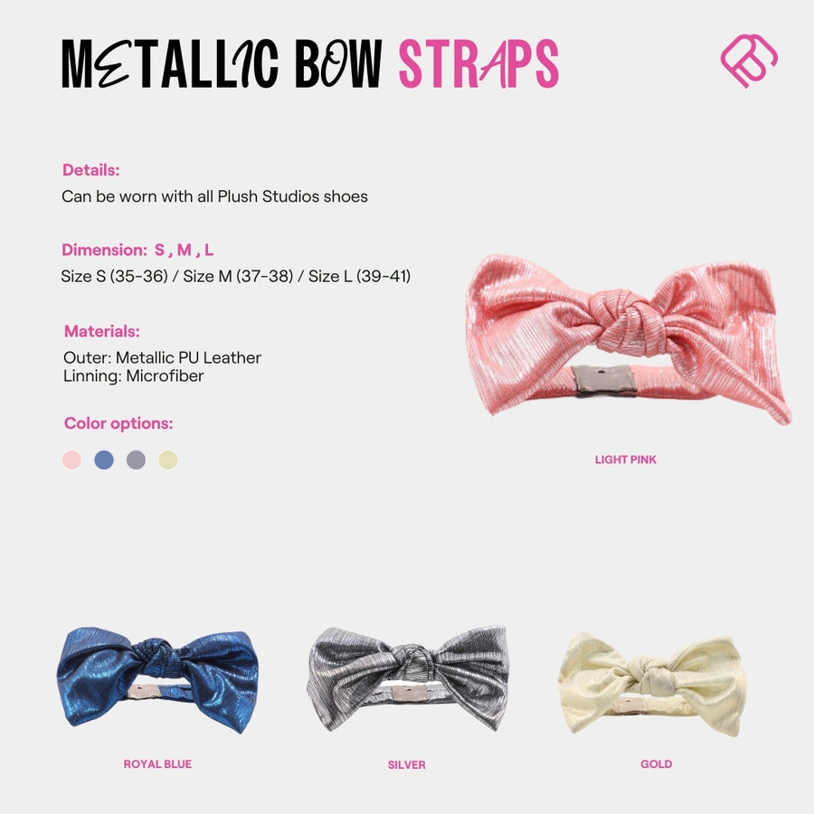Metallic Bow Straps