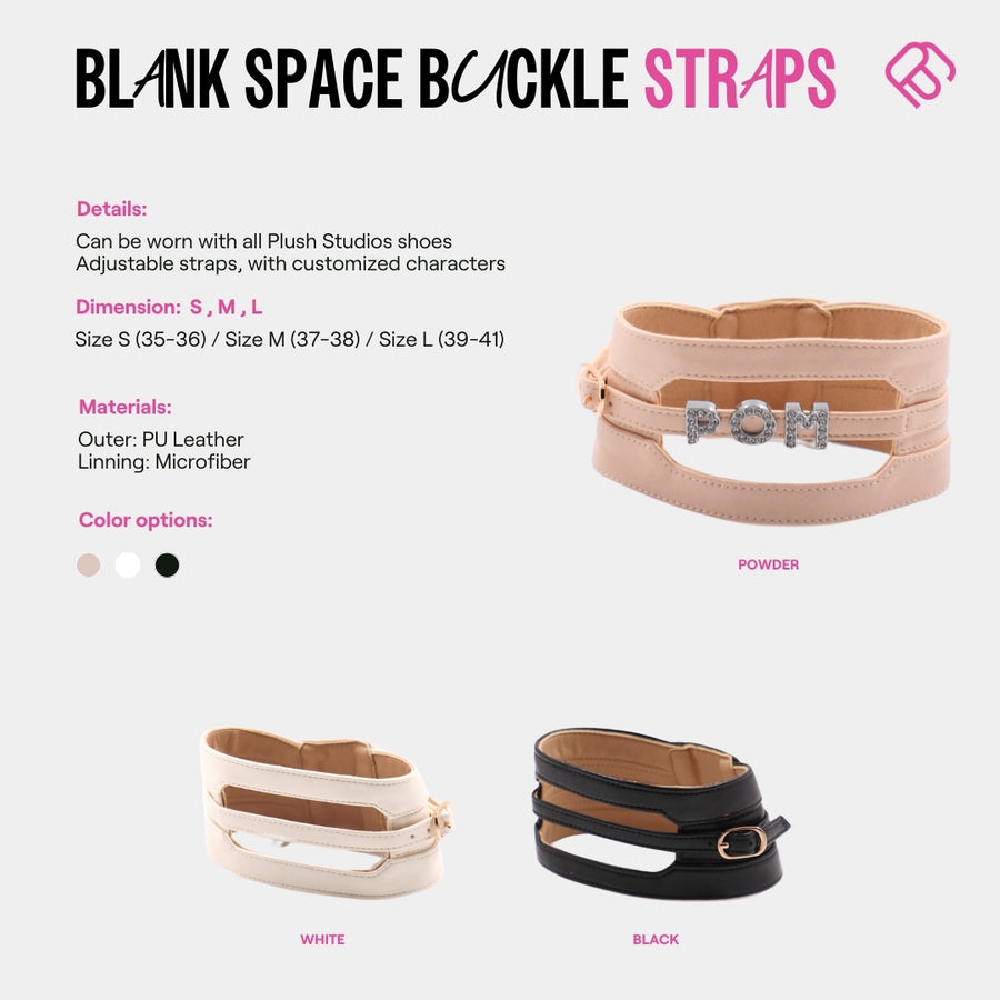 Add-on Blank Space Buckle Straps