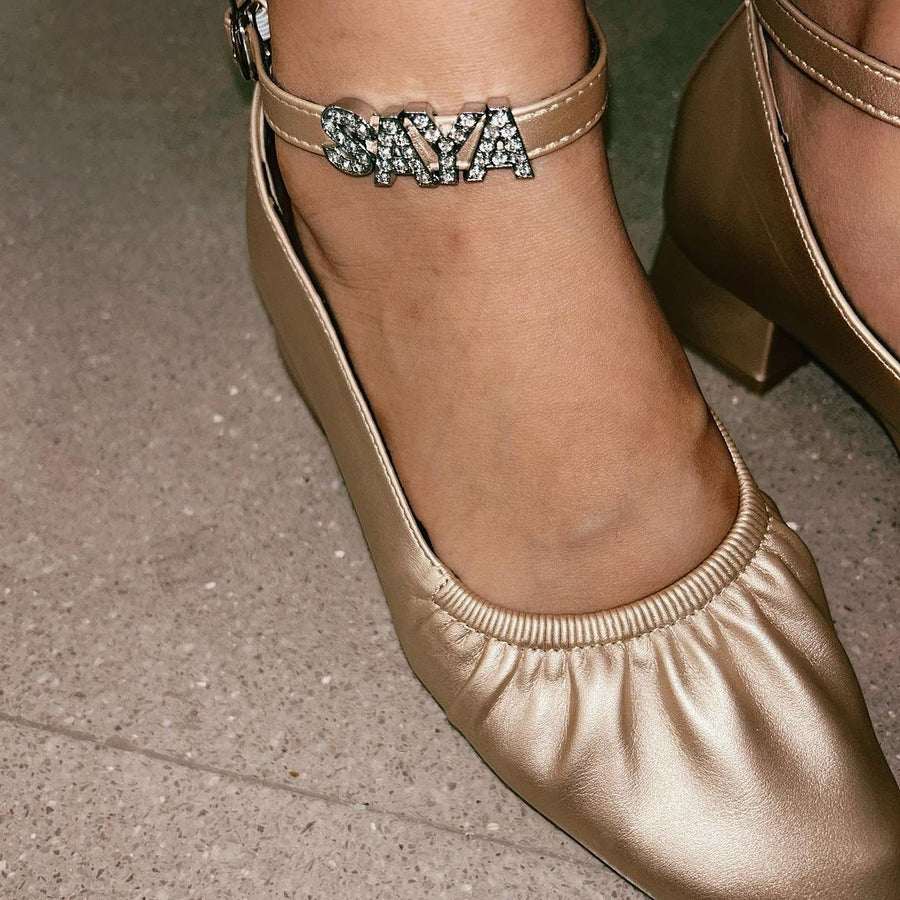 Ella Pump Shoes ballerina pump 1.5” Gold