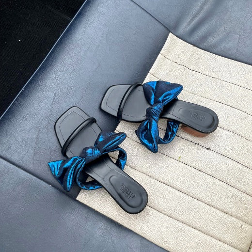 Metallic Bow Straps