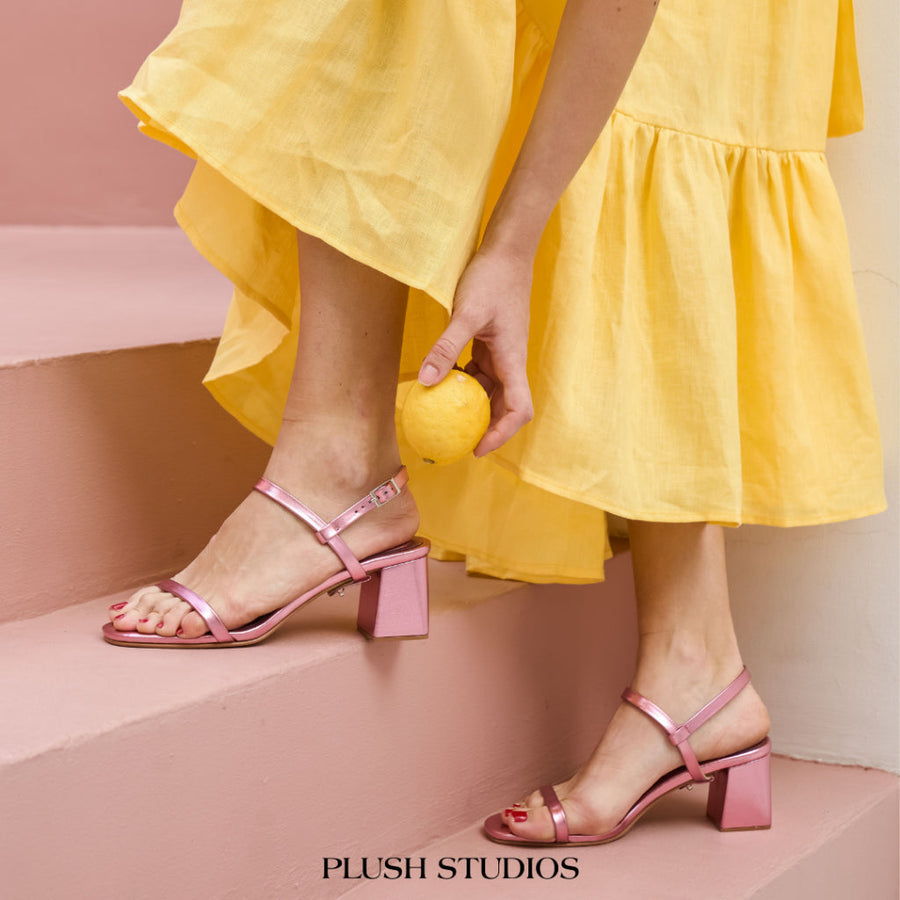 Kara Metallic Pink
