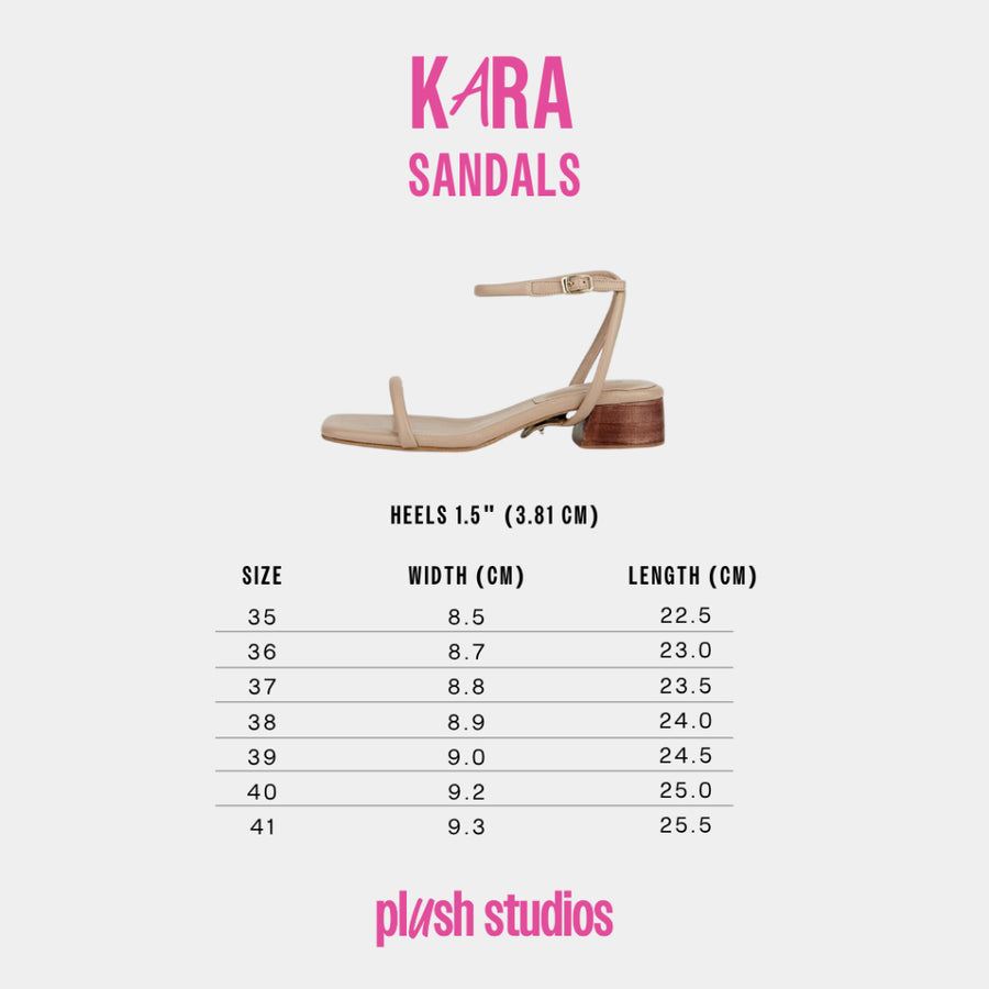 Plush Studios ultra-cute sandal set : Kara Sandals + Small Puff Straps