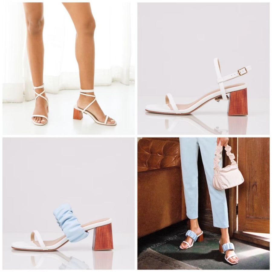 Plush Studios My very first heels set : Kara Classic + Puff Straps