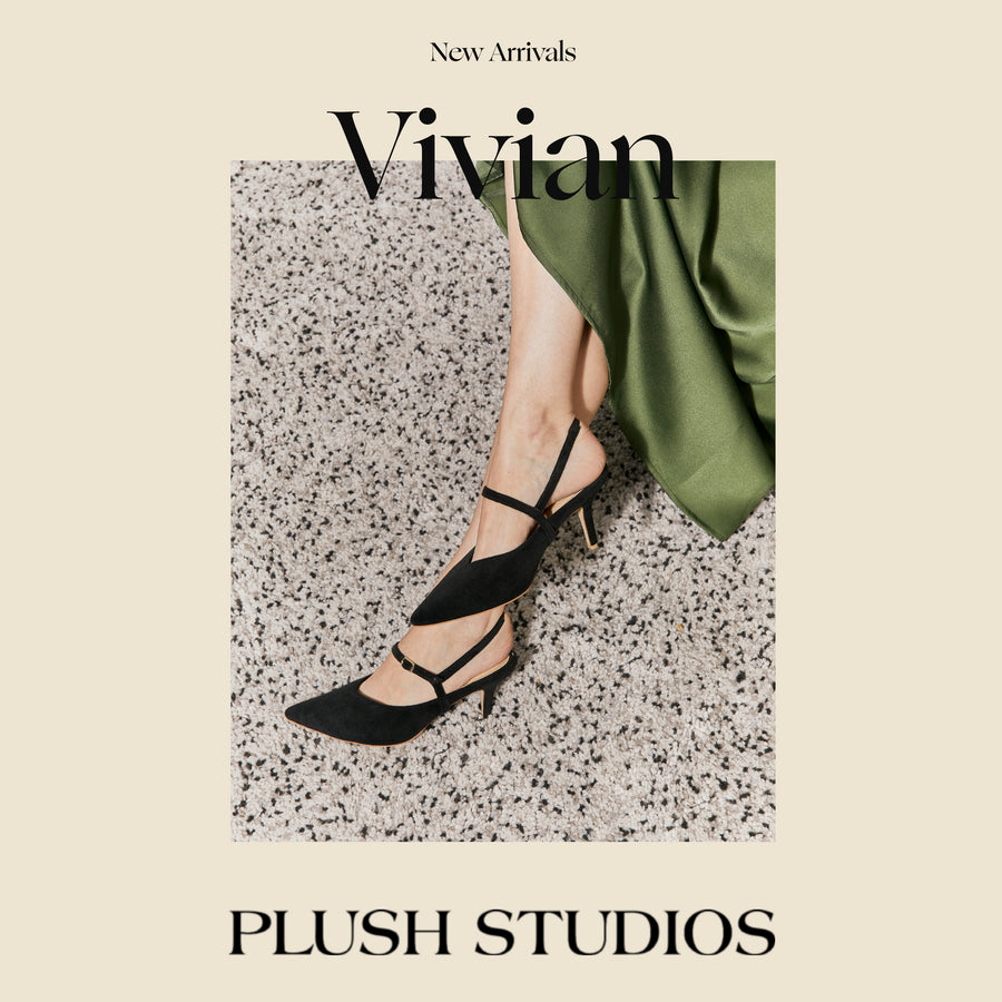 Vivian Pointy Heels- Black