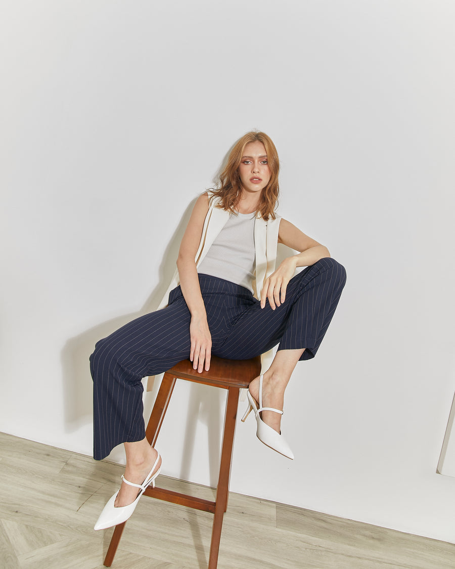 Vivian Pointy Heels- White