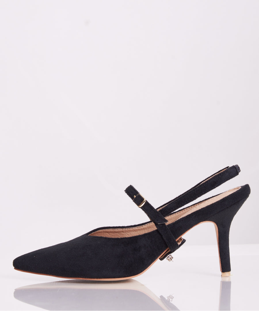 Vivian Pointy Heels- Black